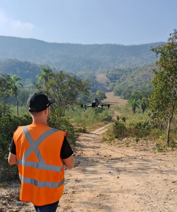 Gasocidente inspeciona faixa de servidão através de drone e inteligência artificial